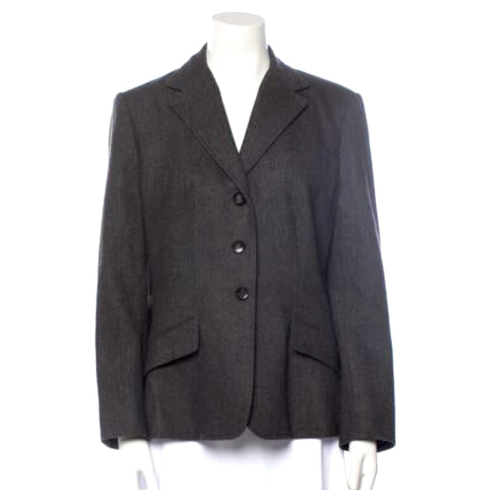Ralph Lauren Blue Label Charcoal Wool Blazer